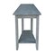 International Concepts Keystone Accent Table, Heather Grey-Antique Washed OT105-45 - alternate 4